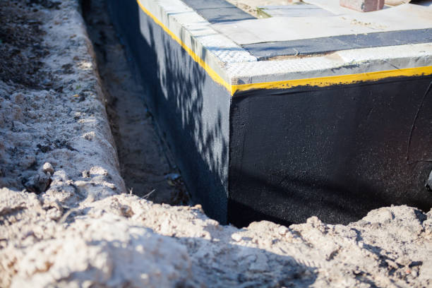 Residential Emergency Waterproofing installation at a Highland, KS home by SJ Waterproofing Pros